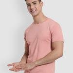 Rose Pink Plain T-Shirt